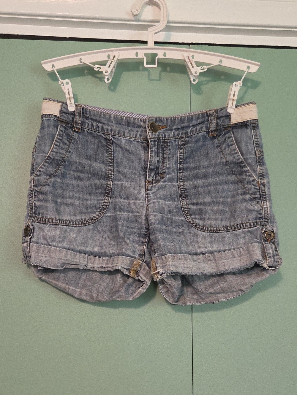 Y2k Tommy Hilfiger Jean Short Size 2